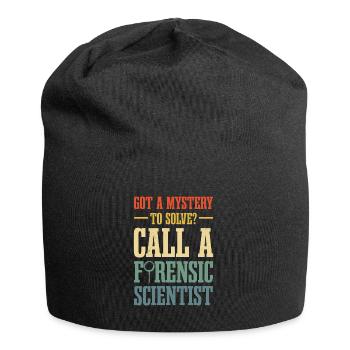 Avez-vous un casse-tête à résoudre? Appelez un - Bonnet en jersey - noir - Devant