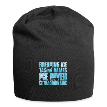 Eis Brechen Namen Nehmen, Eistaucher - Jersey-Beanie - Schwarz - Vorne