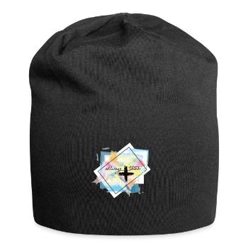 think positive - Jersey-Beanie - Schwarz - Vorne