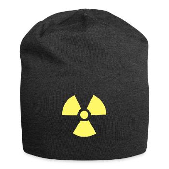 Nuclear symbol - Jersey Beanie - charcoal grey - Front