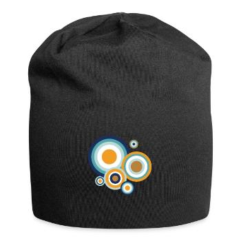 Popkreise - funky - Jersey-Beanie - Schwarz - Vorne