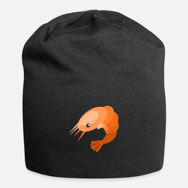 SHRIMP - Jersey Beanie - black