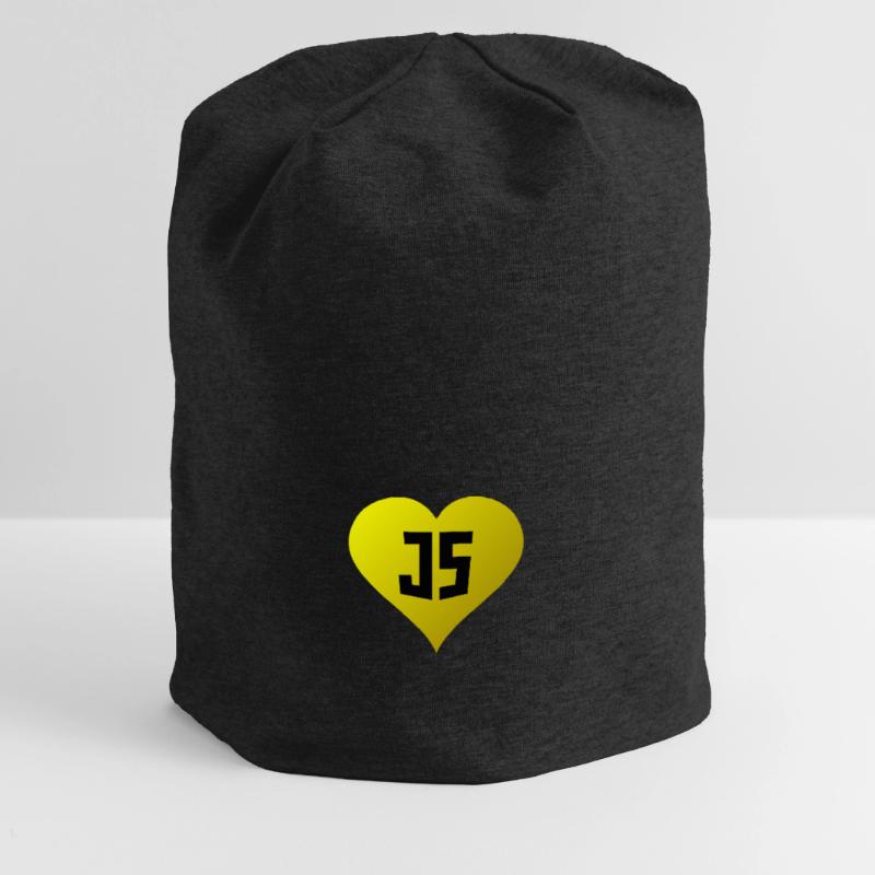 JavaScript Heart Jersey Beanie