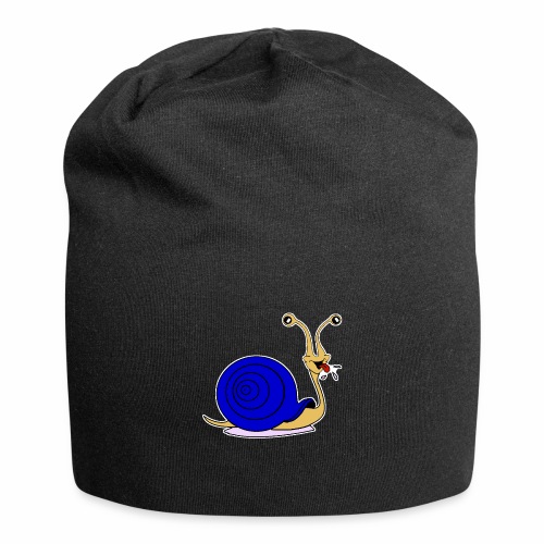 Escargot rigolo blue version - Bonnet en jersey