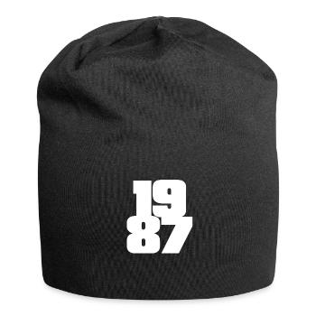 1987 - Jersey-Beanie - Schwarz - Vorne