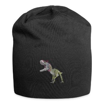 Dinosaurier Cryolophosaurus - Jersey-Beanie - Schwarz - Vorne