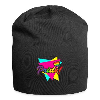 Gay Pride - Jersey-Beanie - Schwarz - Vorne