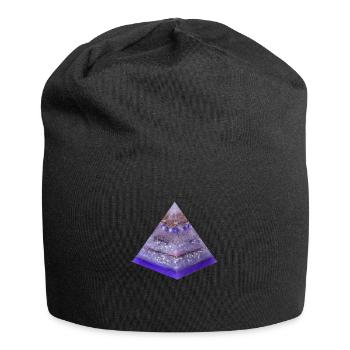 Wunscherfüllung Pyramide - Jersey-Beanie - Schwarz - Vorne