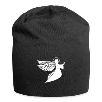 Ange blanc - Bonnet en jersey - noir - Devant