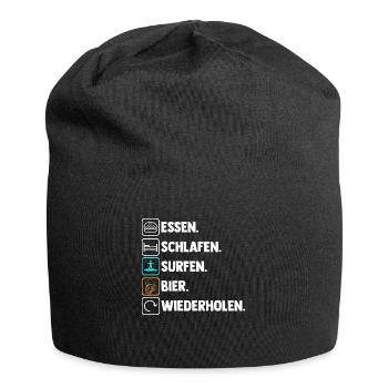 Schullehrerin Lehrerin - Jersey-Beanie - Schwarz - Vorne