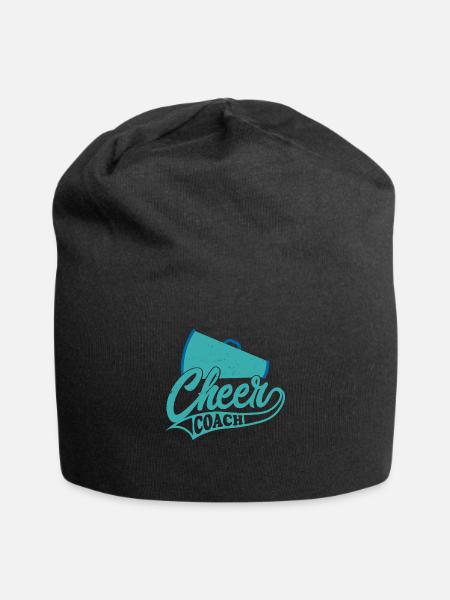 Cheer Coach Cheerleader Cheerleading - Jersey-Beanie - Schwarz