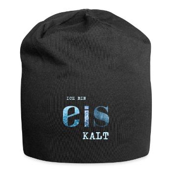 Ich bin Eis kalt - Jersey-Beanie - Schwarz - Vorne