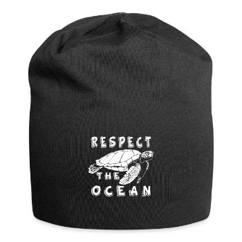 surfing skating design 35 01 - Jersey-Beanie - Schwarz - Vorne