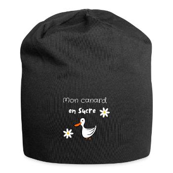 Mon canard en sucre - Bonnet en jersey - noir - Devant