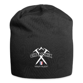 Chamonix Mont Blanc | Mountaineering | Climbing - Jersey Beanie - black - Front