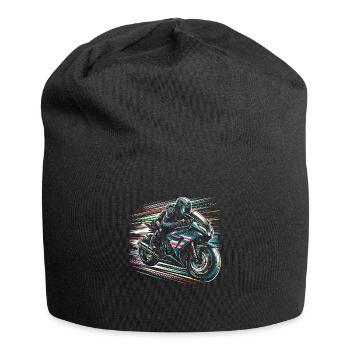 Motard - Bonnet en jersey - noir - Devant