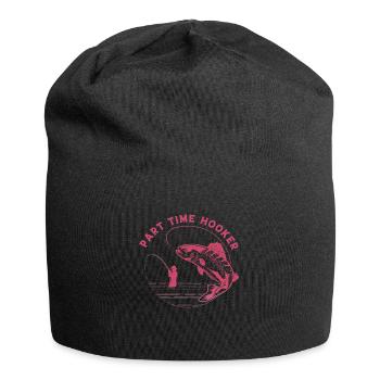 fisch, fisch, angeln, see, meer, angeln, fauna, exotisch - Jersey-Beanie - Schwarz - Vorne