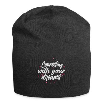 Connecting - Jersey Beanie - charcoal grey - Front