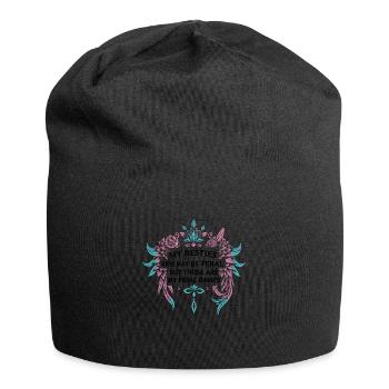 My Besties Kids May Be Feral - Jersey Beanie - black - Front