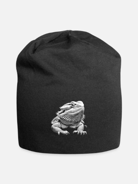 Bartagame - Jersey-Beanie - Schwarz