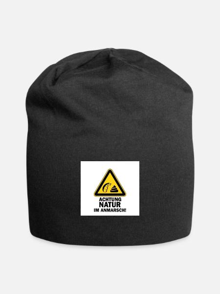 Natur Anmarsch - Jersey-Beanie - Schwarz