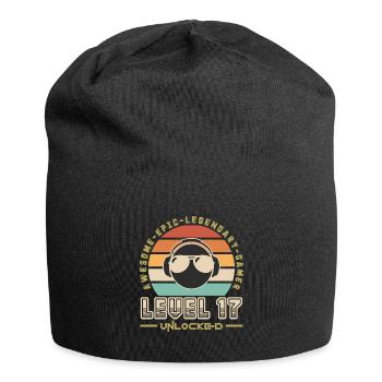 Level 17 - Jersey Beanie - black - Front