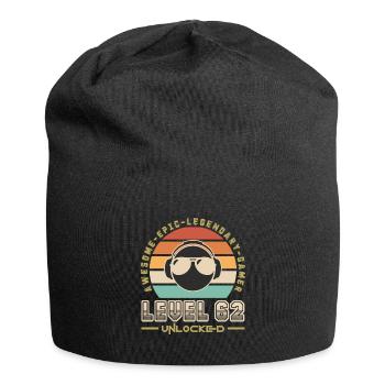 Level 62 - Jersey Beanie - black - Front