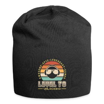 Level 70 - Jersey Beanie - black - Front