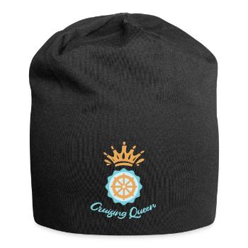 Cruising Queen Kreuzfahrt Kreuzfahrtschiff - Jersey-Beanie - Schwarz - Vorne