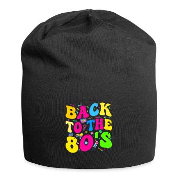 Back To The 80s Costume Party Retro - Jersey Beanie - black - Front