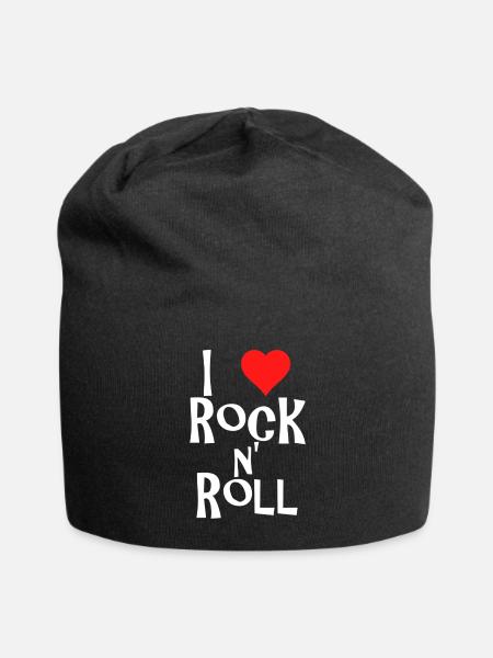 rock n' roll - Bonnet en jersey - noir