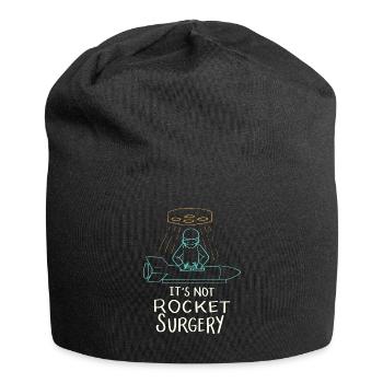 Ce n'est pas un cadeau de chirurgie de fusée - Bonnet en jersey - noir - Devant