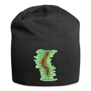 scolopendre vénéneux mille-pattes creepy-crawler - Bonnet en jersey - noir - Devant