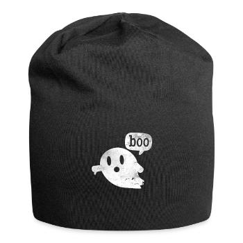 Ghost Shirt BOO Gift Ghost T-Shirt - Jersey Beanie - black - Front