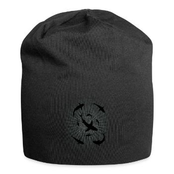Haie - Sharks - Jersey-Beanie - Schwarz - Vorne
