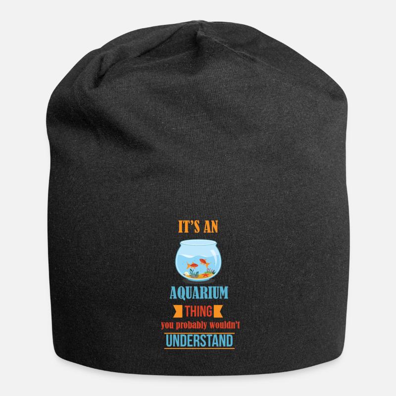 Fish keeper - Jersey Beanie - black