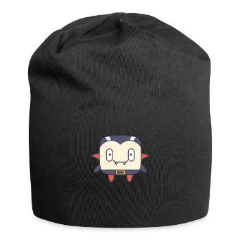 Vampir Dracula Kinder Halloween Monster Geschenk - Jersey-Beanie - Schwarz - Vorne