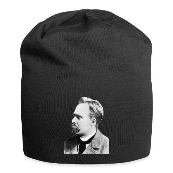 Friedrich Nietzsche - Bonnet en jersey - noir - Devant