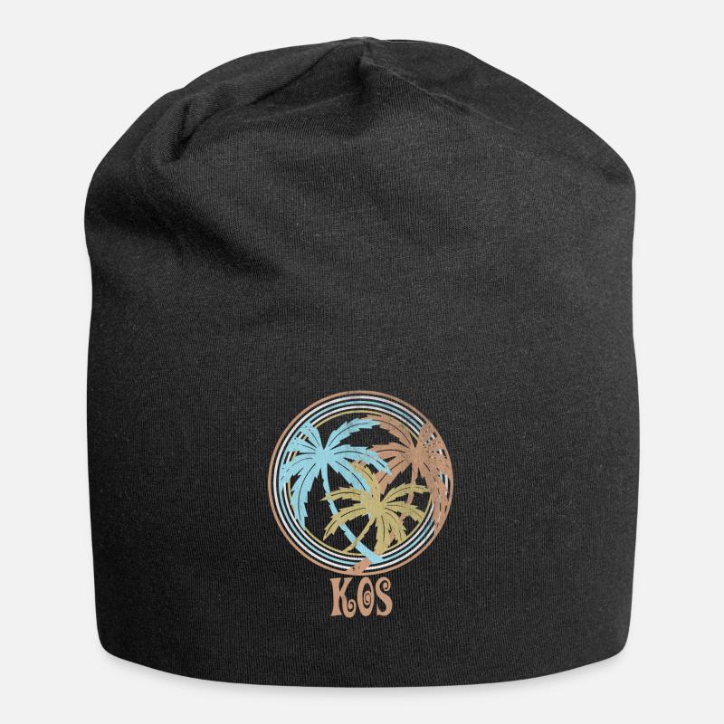 Kos - Jersey-Beanie - Schwarz