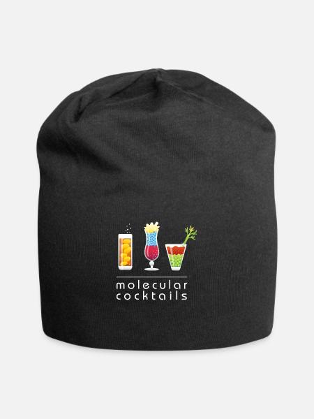 Molecular Cocktails, Molekulare Küche, Schnaps - Jersey-Beanie - Schwarz
