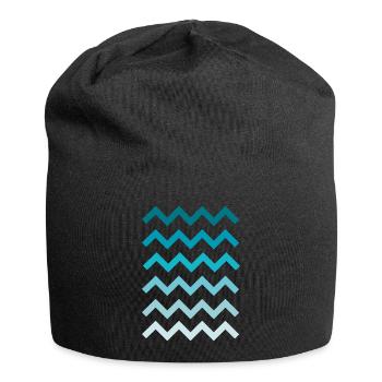 Waves Water Waves - Jersey Beanie - black - Front
