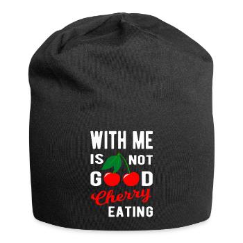 Avec moi, ce n’est pas bon - Bonnet en jersey - noir - Devant