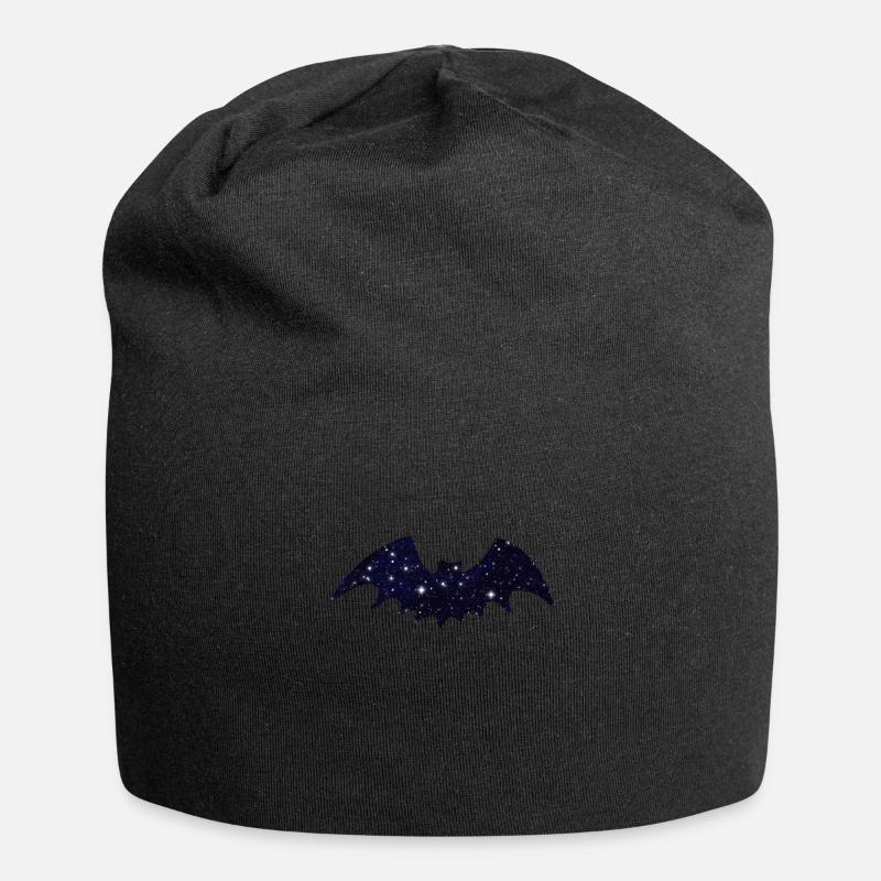 Bat Bat Wing Bats - Jersey Beanie - black