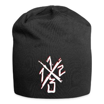 1312 - Jersey-Beanie - Schwarz - Vorne