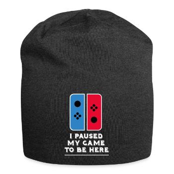 Gamer Console Switch Play Game Video Game Idea - Jersey Beanie - charcoal grey - Front