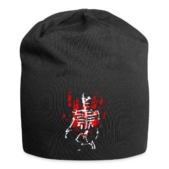 skeleton - Jersey Beanie - black - Front