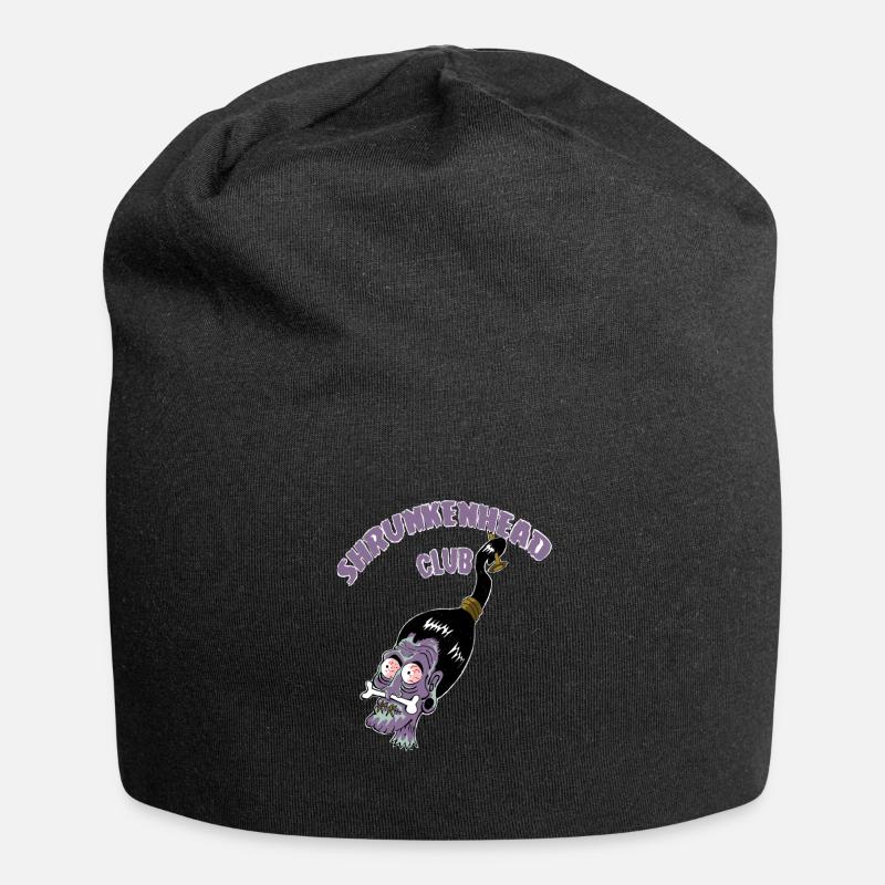 shrunken_head - Bonnet en jersey - noir