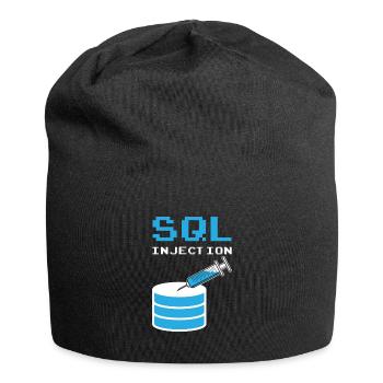 Injection SQL pour les administrateurs de base de données SQL - Bonnet en jersey - noir - Devant