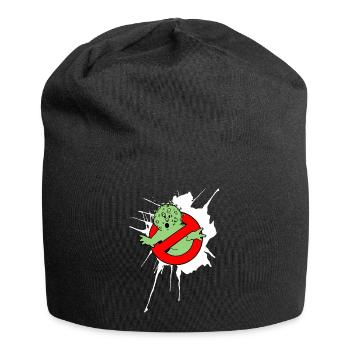 Coronavirus abgesperrt - Jersey-Beanie - Schwarz - Vorne