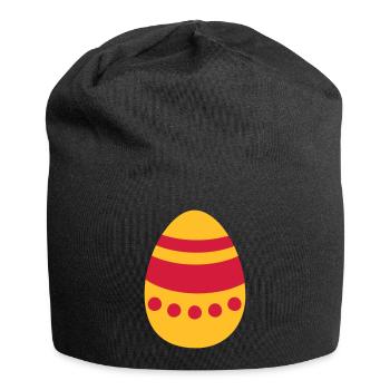 Easter egg - Jersey Beanie - black - Front